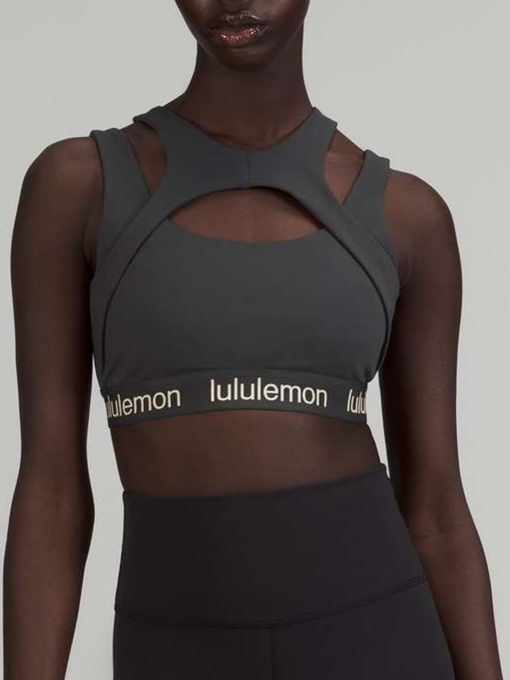 Lululemon Logo Train Bra Medium Support size 10